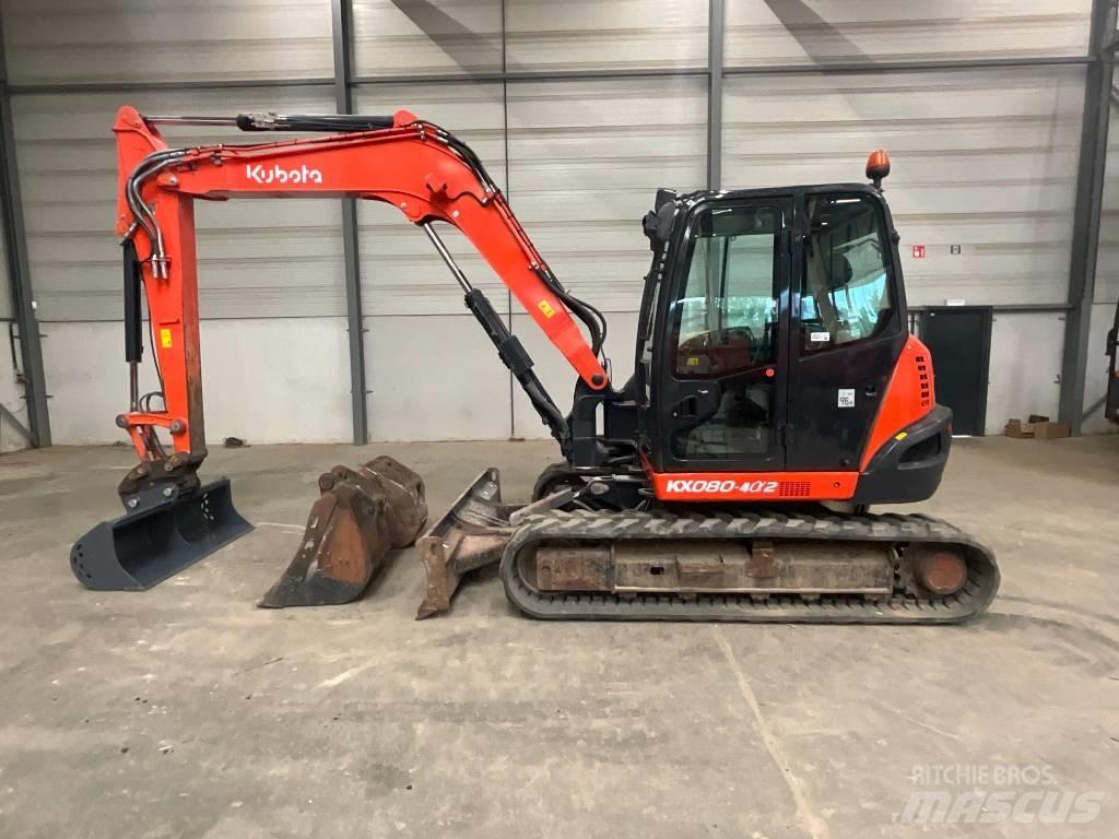 Kubota KX 080-4 A 2 Midi rýpadla 7t - 12t