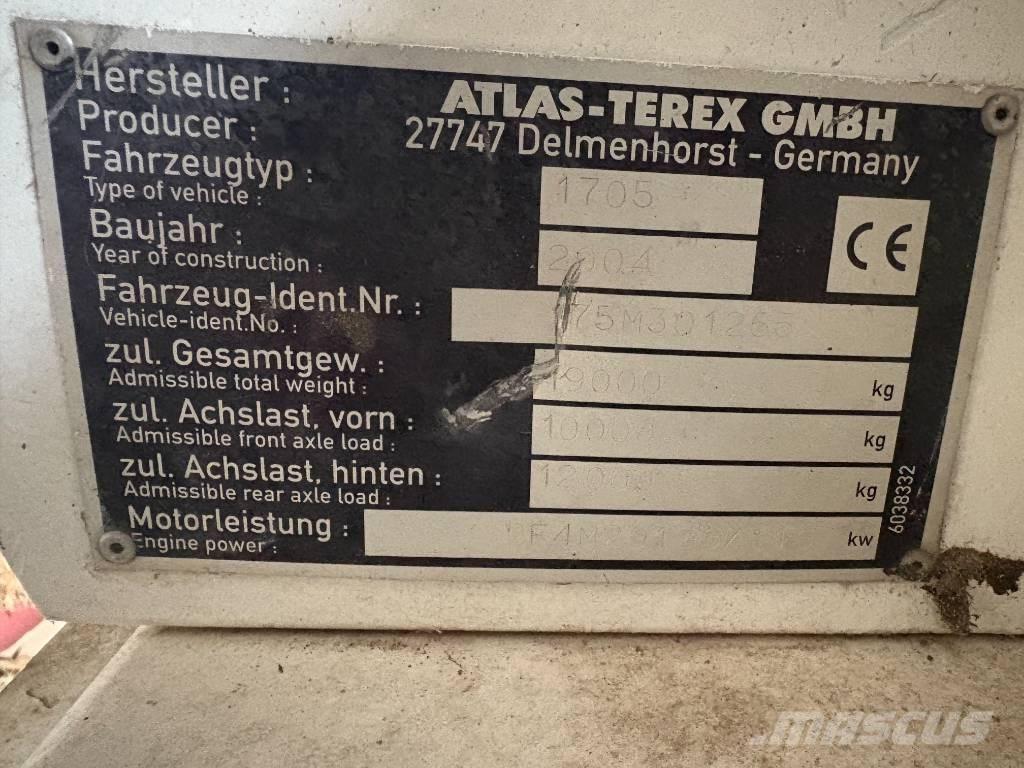atlas terex 1705m Rýpadlo-nakladače