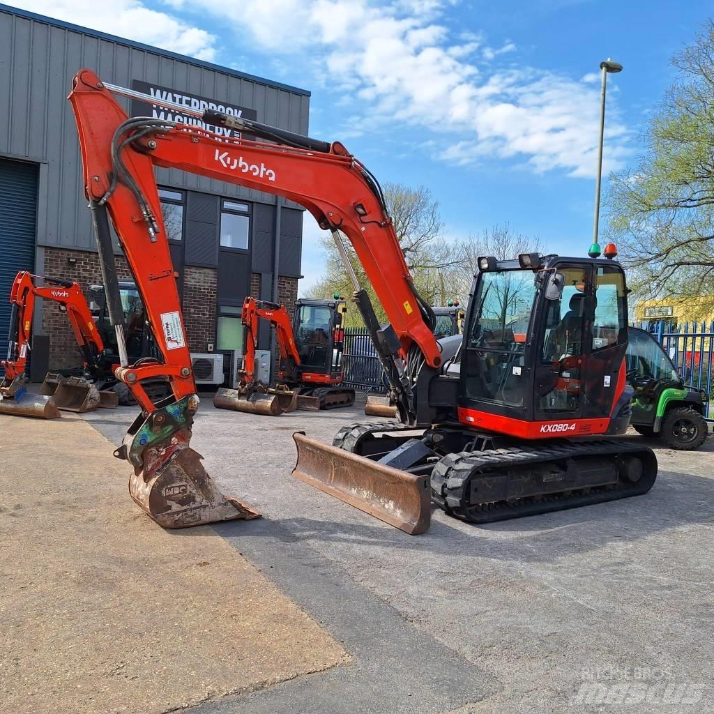 Kubota KX080-4 Midi rýpadla 7t - 12t
