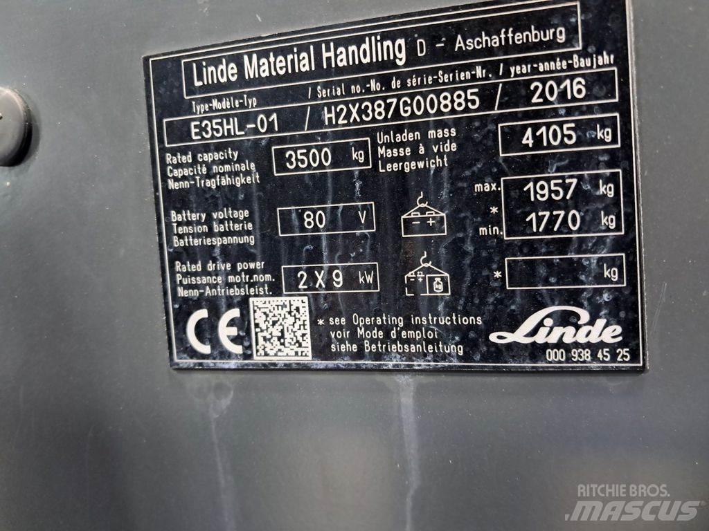Linde E35HL-01 Akumulátorové vozíky