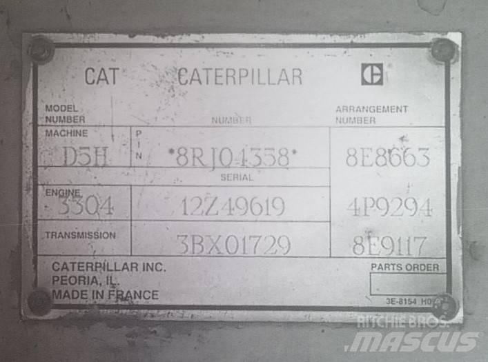CAT D 5 H Pásové dozery