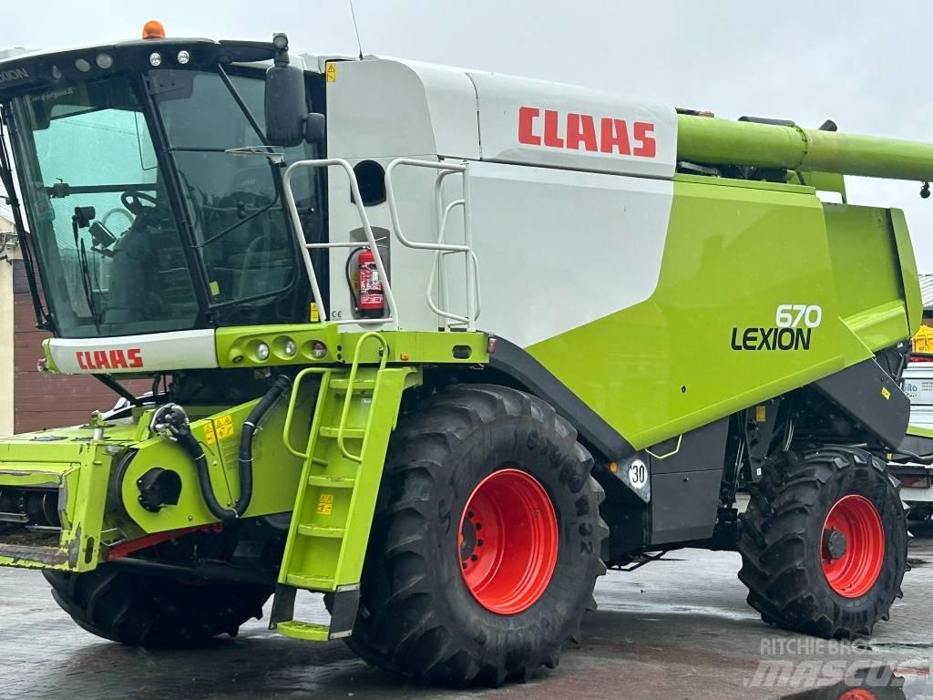 CLAAS Lexion 670 4x4 Sklízecí mlátičky