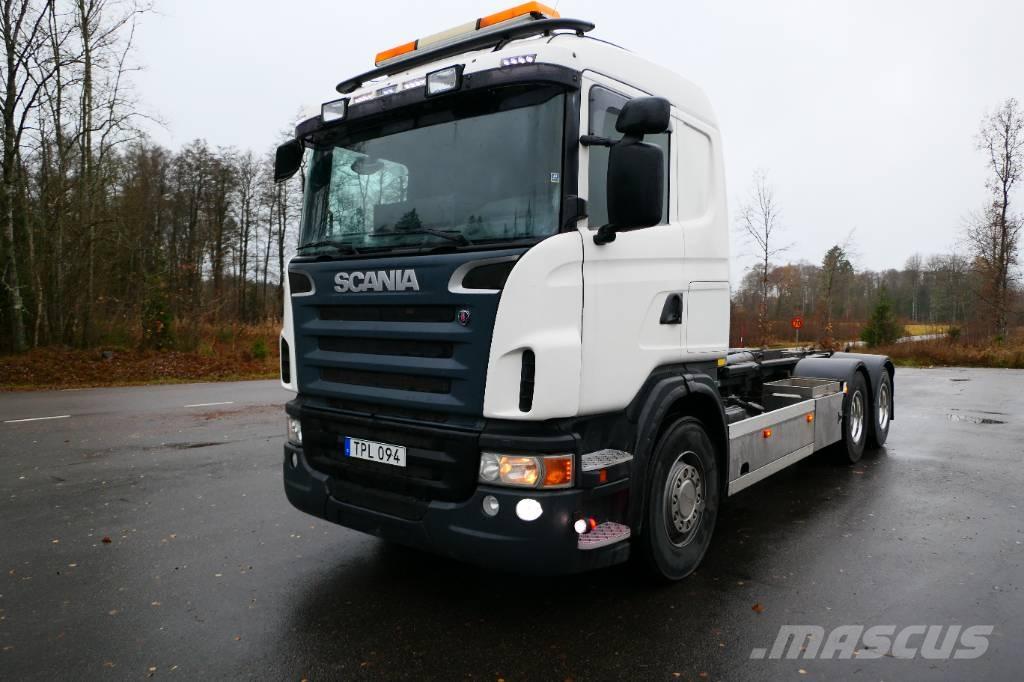 Scania G480cb6x2hsa Hákový nosič kontejnerů