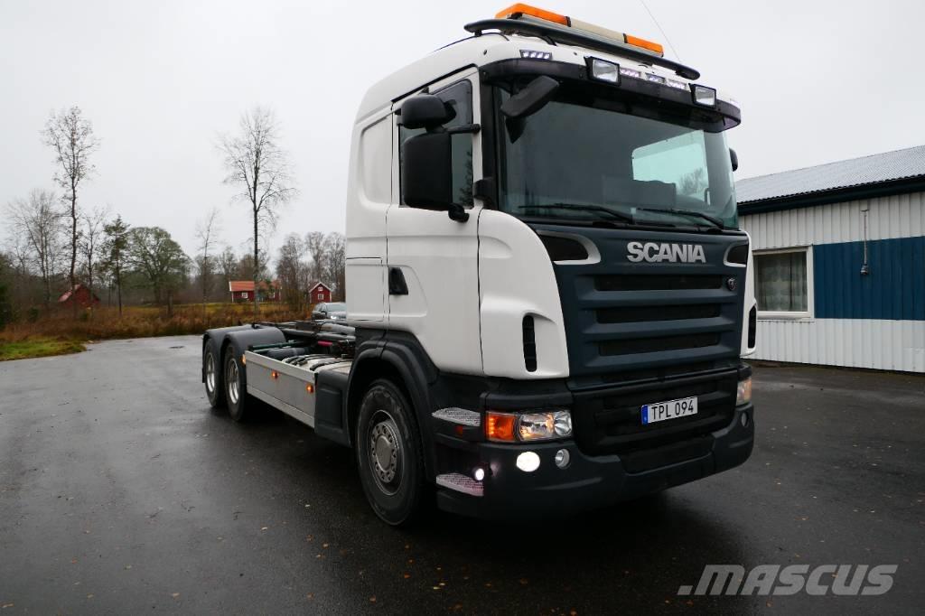 Scania G480cb6x2hsa Hákový nosič kontejnerů