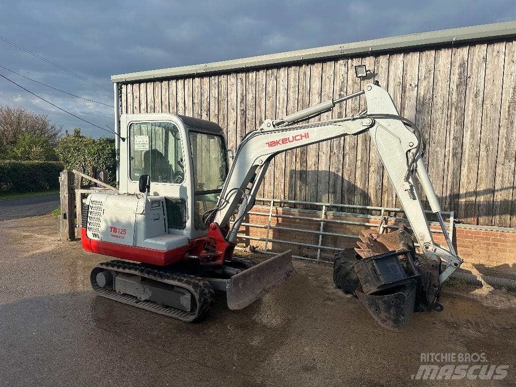 Takeuchi TB 125 Mini rýpadla < 7t