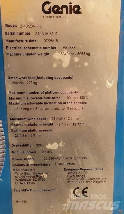 Genie Z 40/23 N RJ Kloubové plošiny