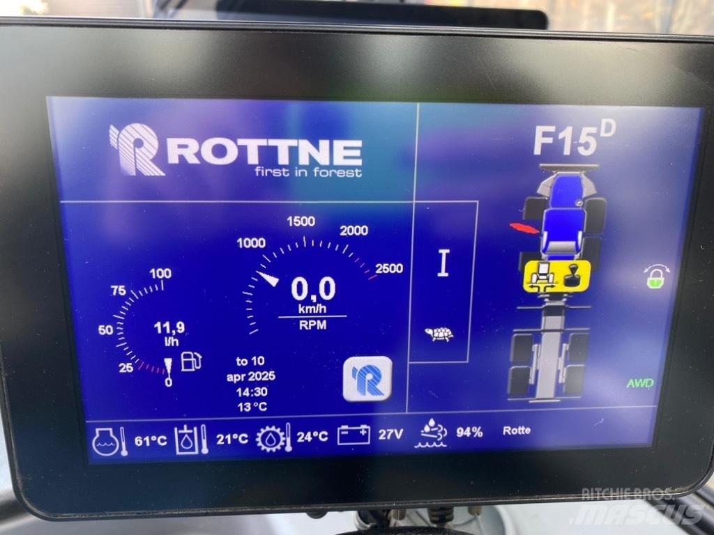 Rottne F15D Vyvážecí traktory