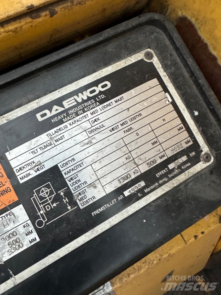 Daewoo G30E LPG vozíky