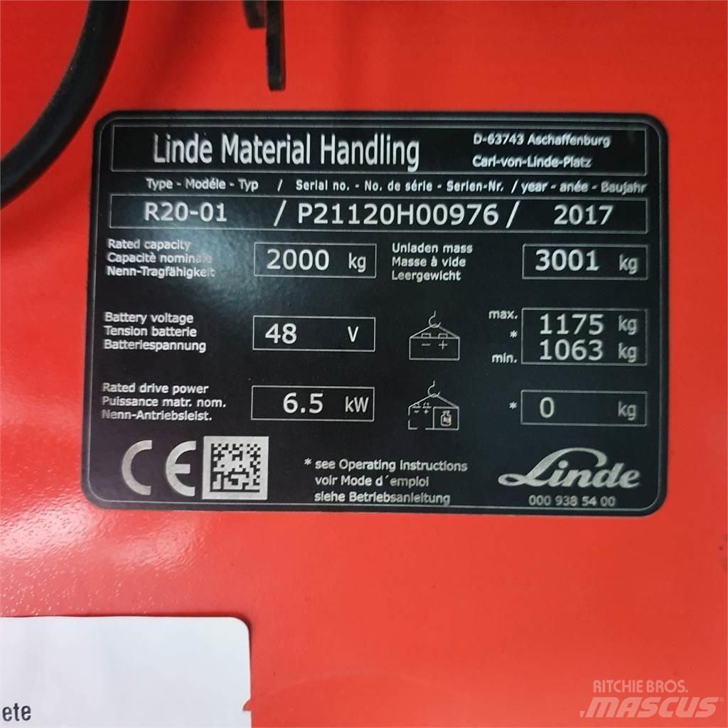 Linde R20 Retraky