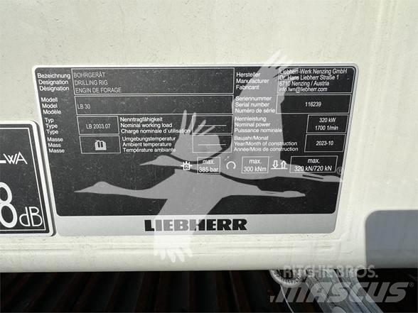 Liebherr LB30 Povrchové vrtací stroje