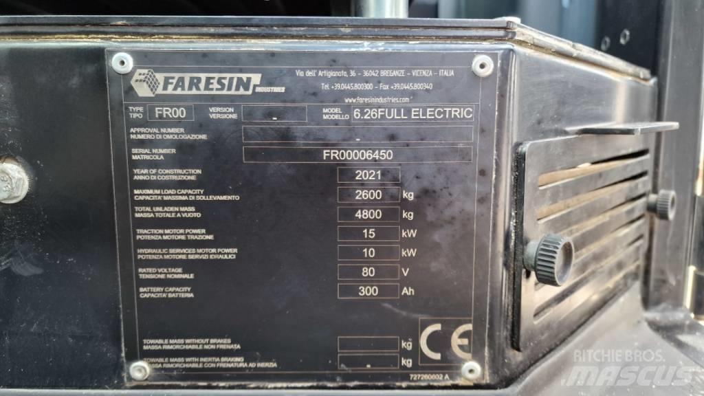 Faresin F6.26 E Teleskopické manipulátory