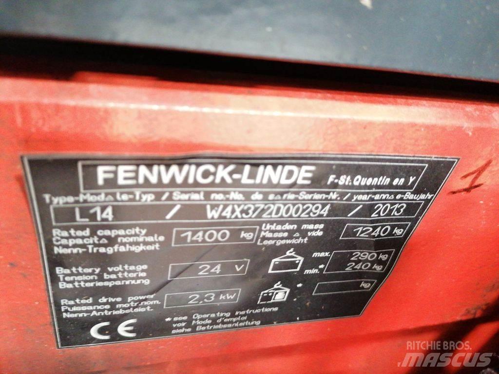 Linde L14I Ručně vedené vysokozdvižné vozíky