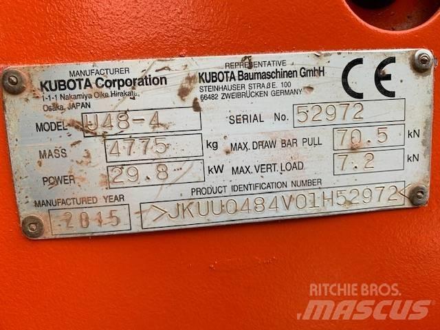 Kubota U 48-4 Mini rýpadla < 7t
