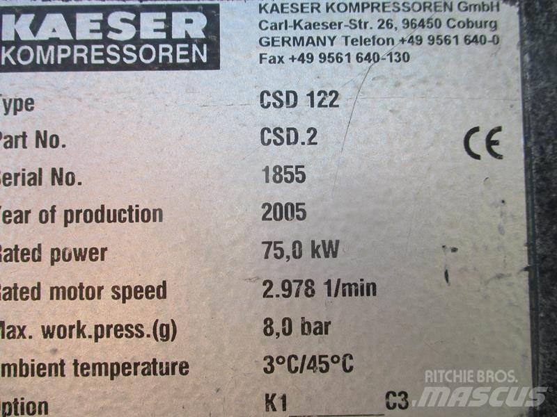 Kaeser CSD 122 Kompresory