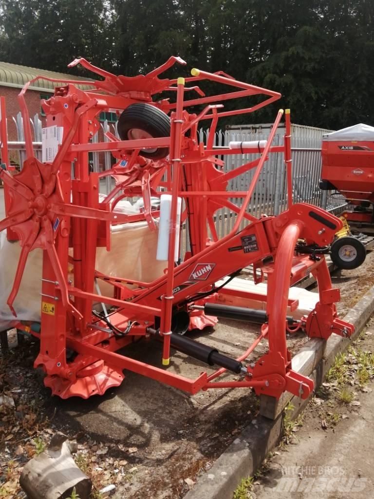 Kuhn GF7803 Obraceče a shrabovače sena