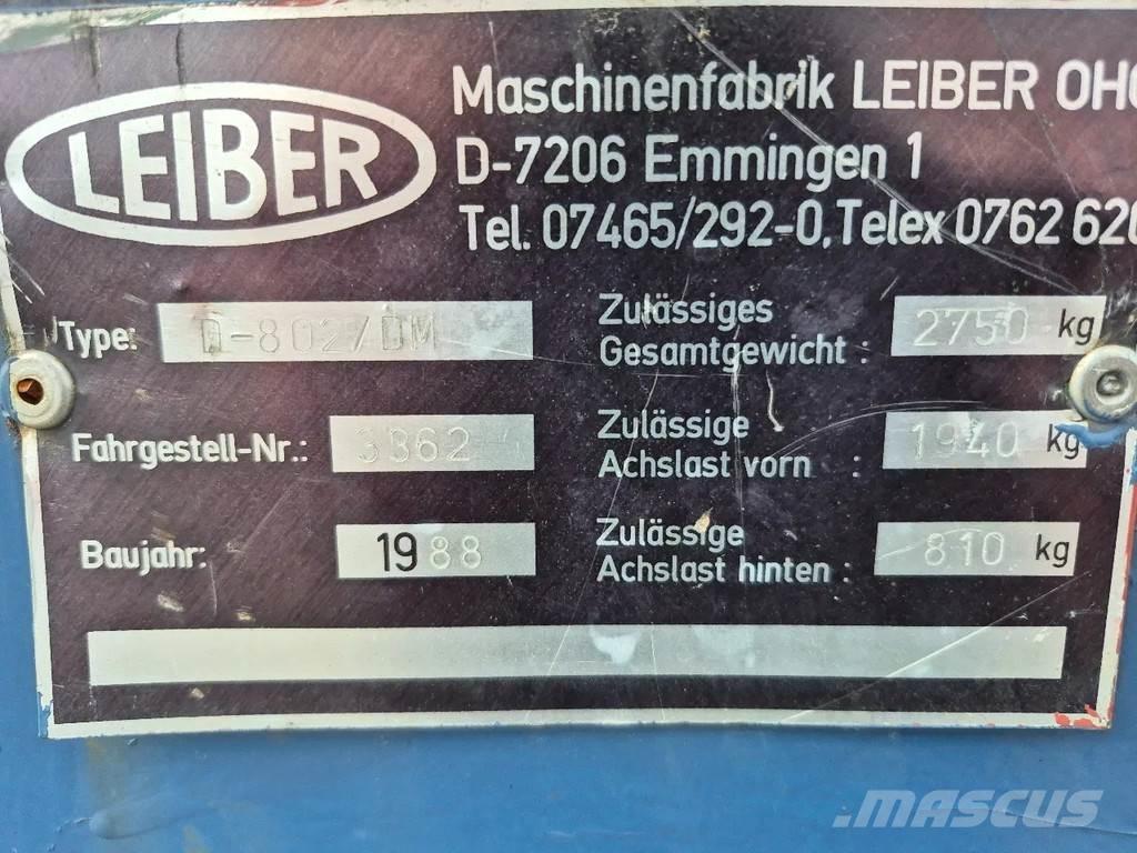  LEIBER d802 Vyklápěcí dempry