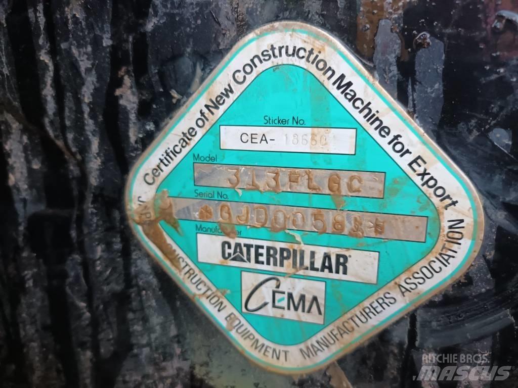 CAT 313 F LGC Pásová rýpadla