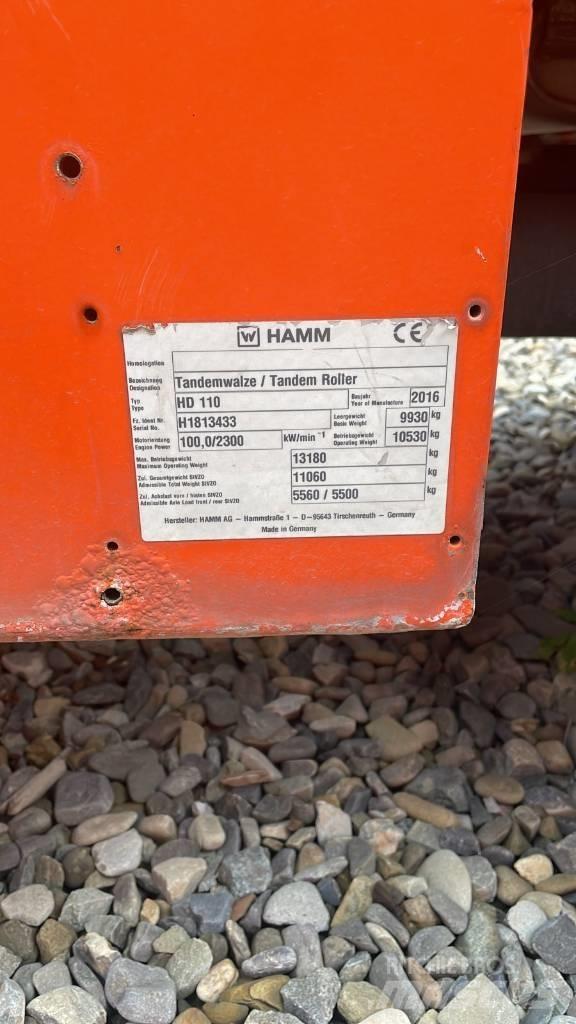 Hamm HD 110 Tandemové válce