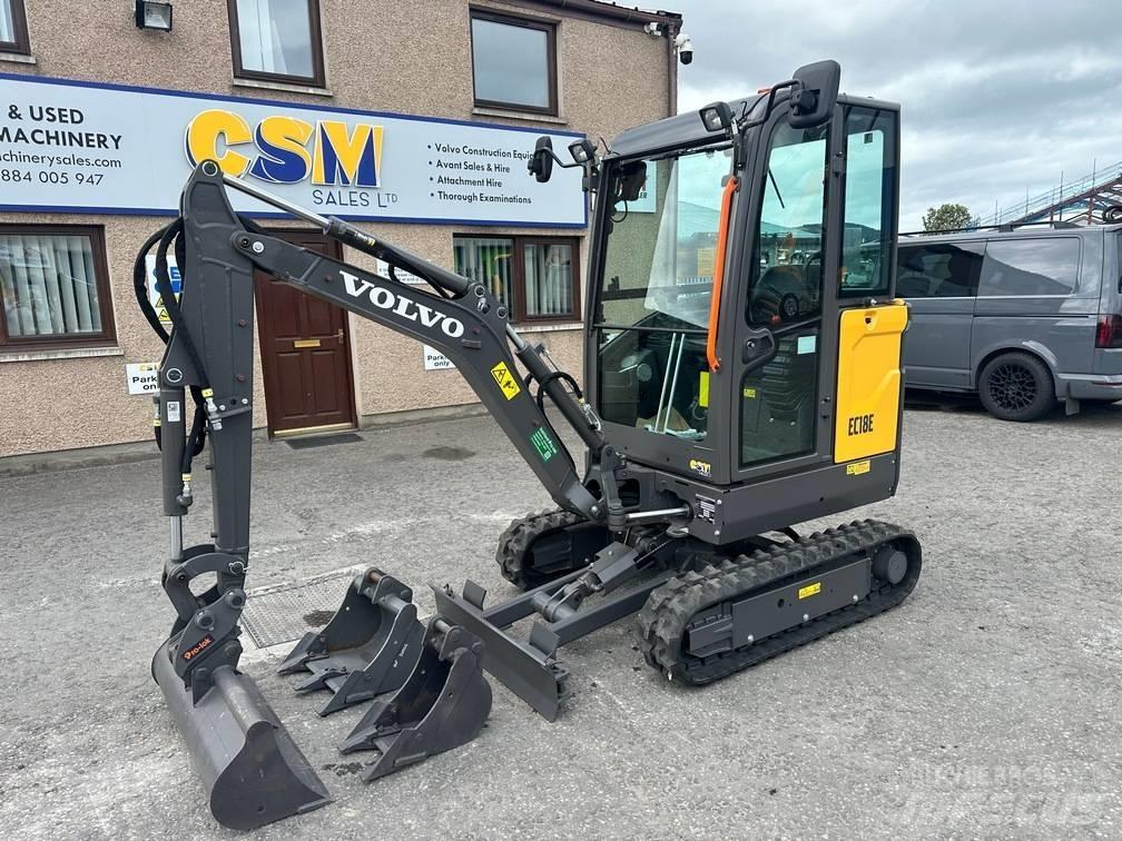 Volvo EC 18 E Mini rýpadla < 7t