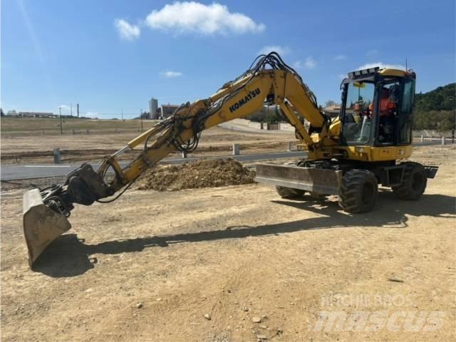 Komatsu PW98 MR-10 Kolová rýpadla