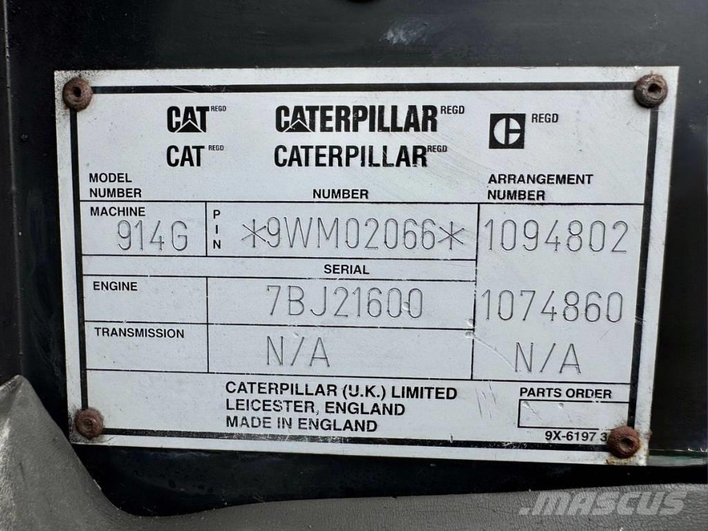 CAT 914 G Kolové nakladače