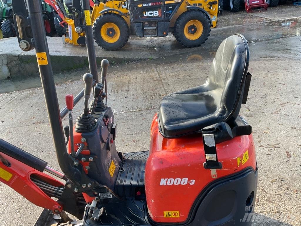 Kubota K 008-3 Mini rýpadla < 7t