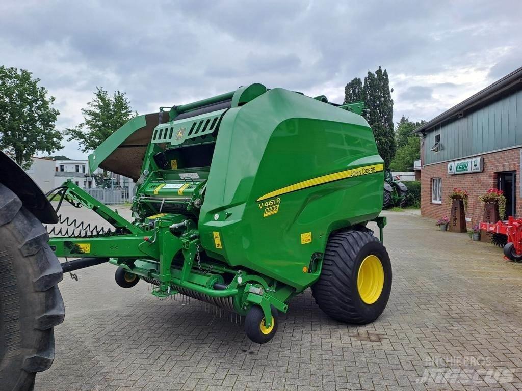 John Deere V461R Lis na válcové balíky
