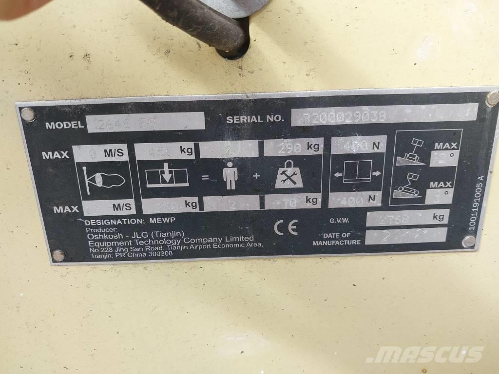 JLG ES 2646 Nůžková zvedací plošina