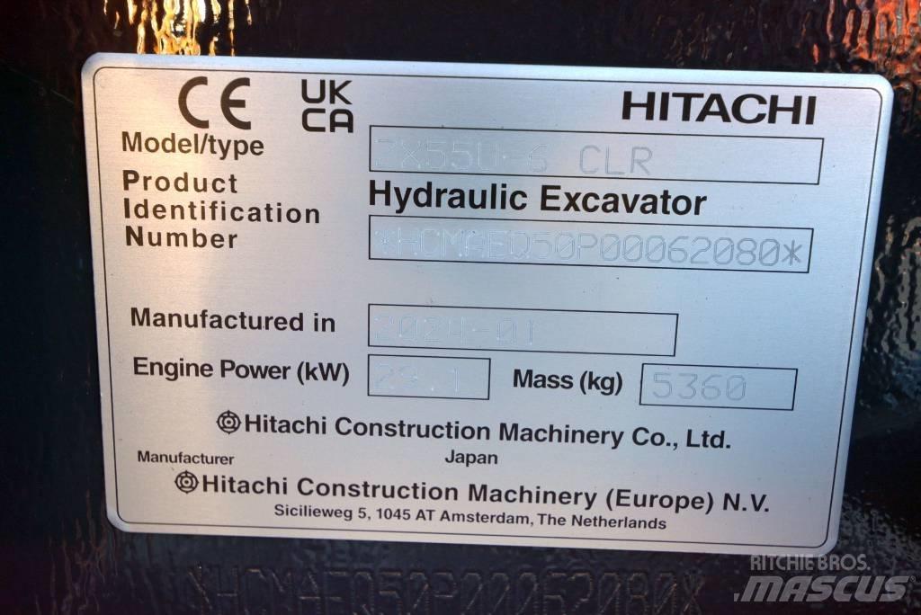 Hitachi ZX 55 U-6 Mini rýpadla < 7t