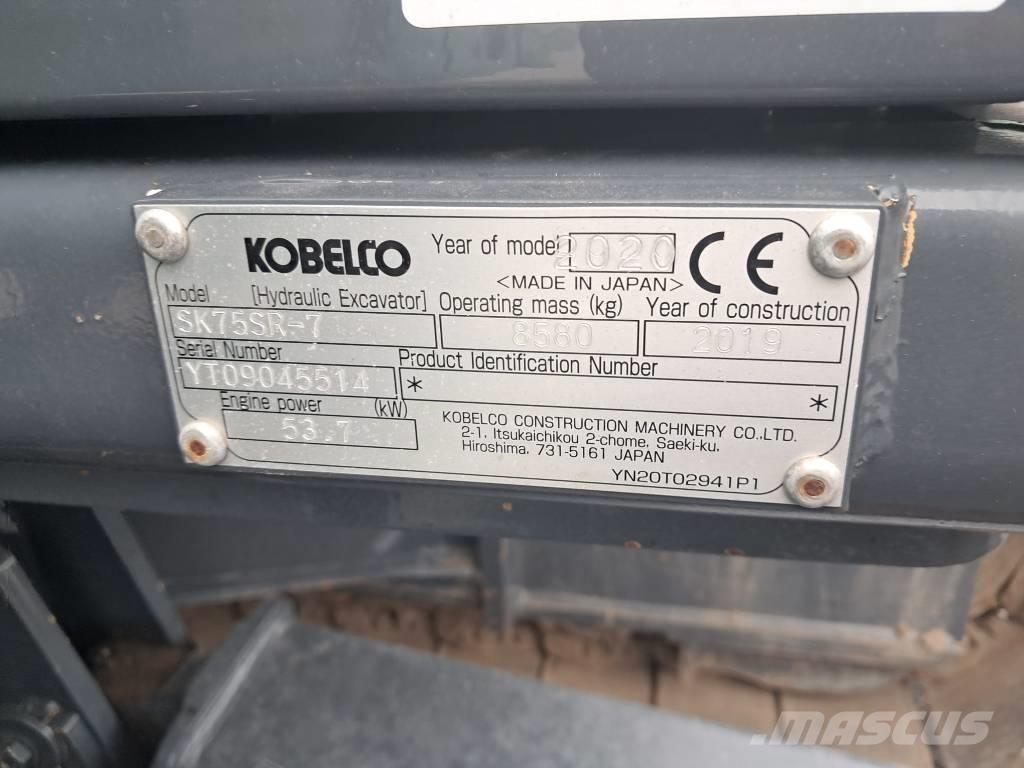 Kobelco SK75SR-7 Midi rýpadla 7t - 12t