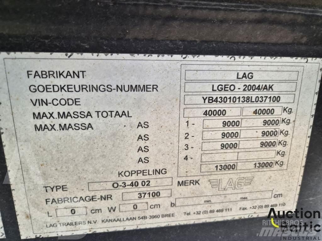 Wabco LAG Plachtové návěsy