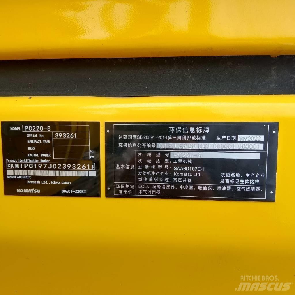 Komatsu PC 220 LC-8 Pásová rýpadla