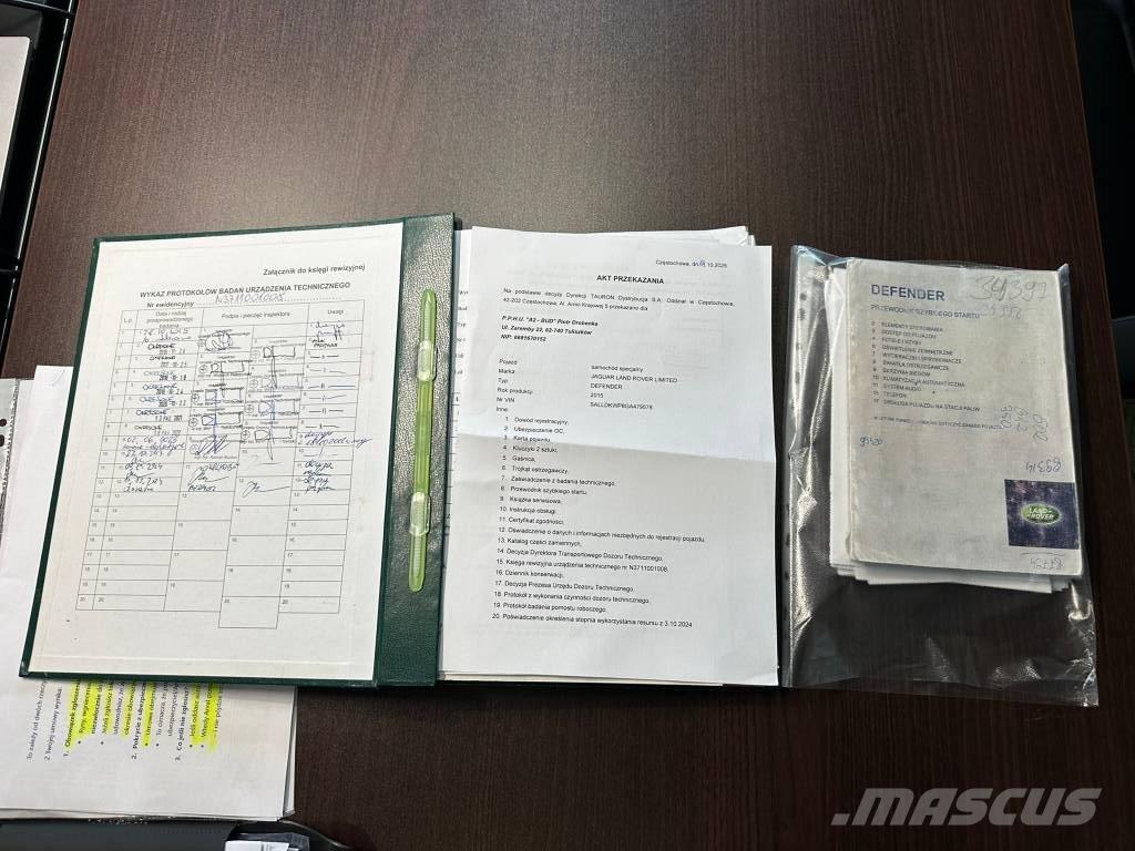 Land Rover Defender Jeřáby pro těžký terén