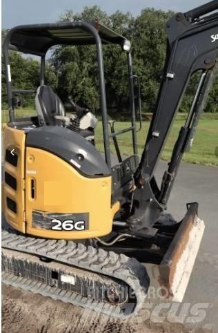 John Deere 26G Mini rýpadla < 7t