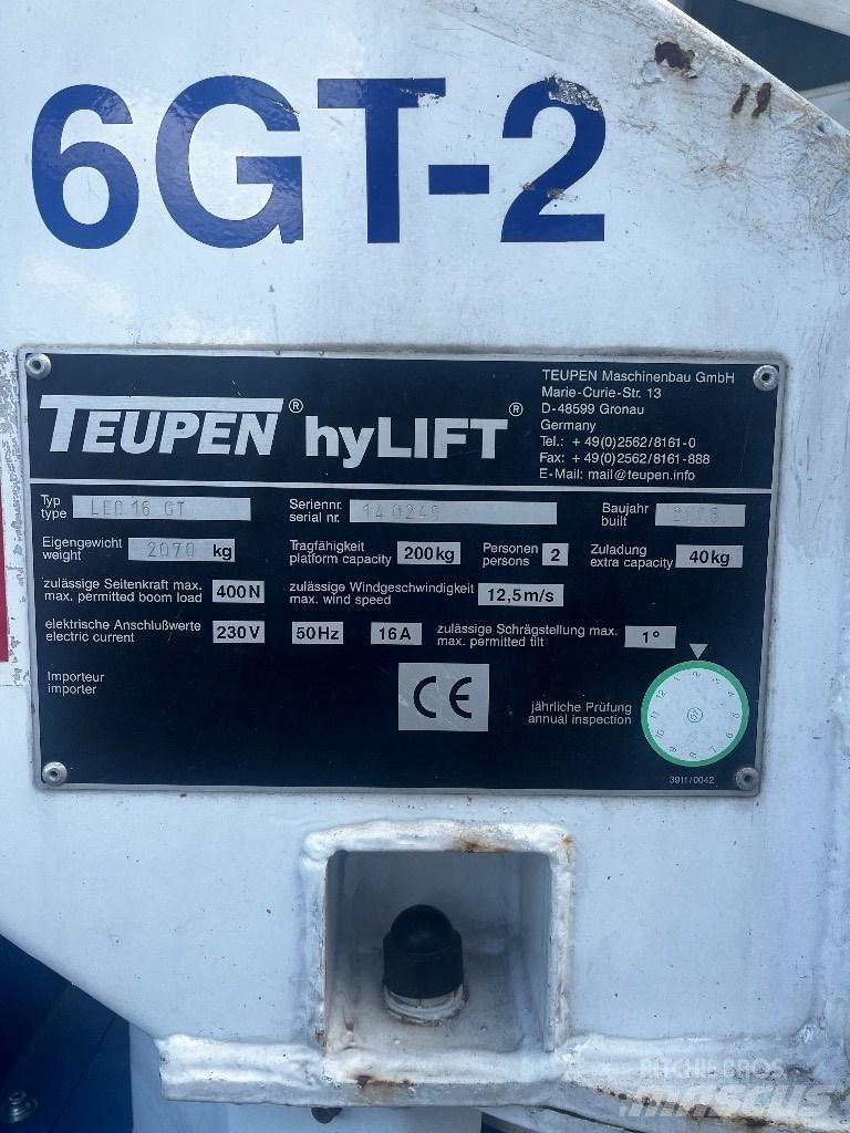 Teupen Leo 16GT Kloubové plošiny