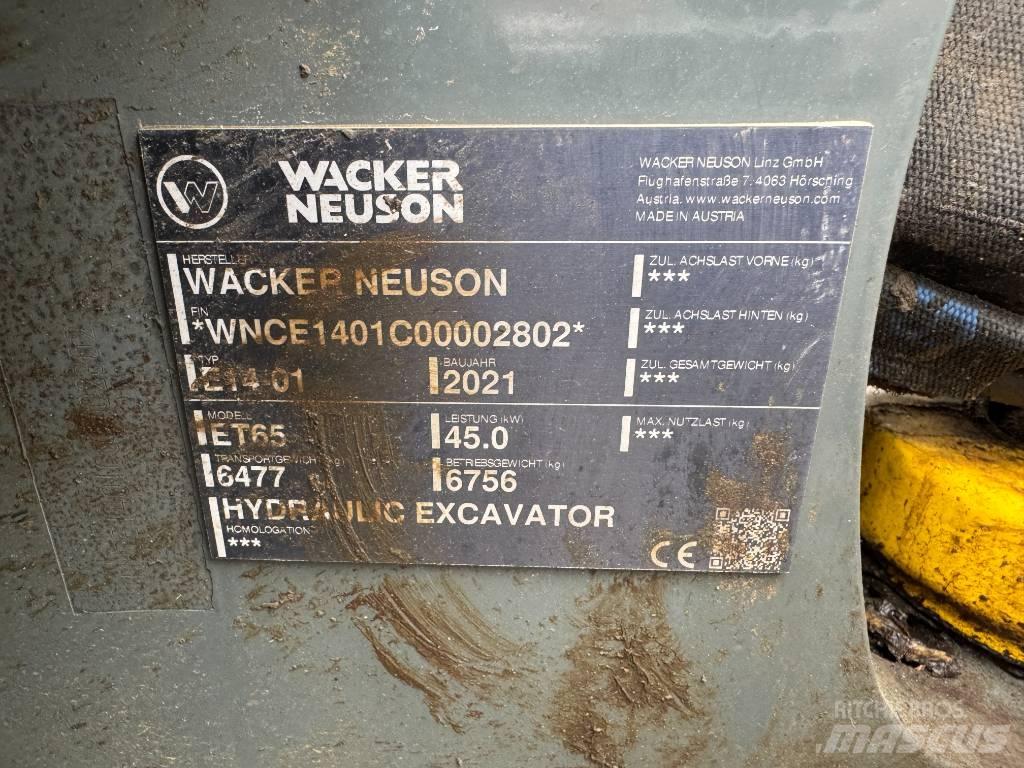 Wacker Neuson ET65 Pásová rýpadla