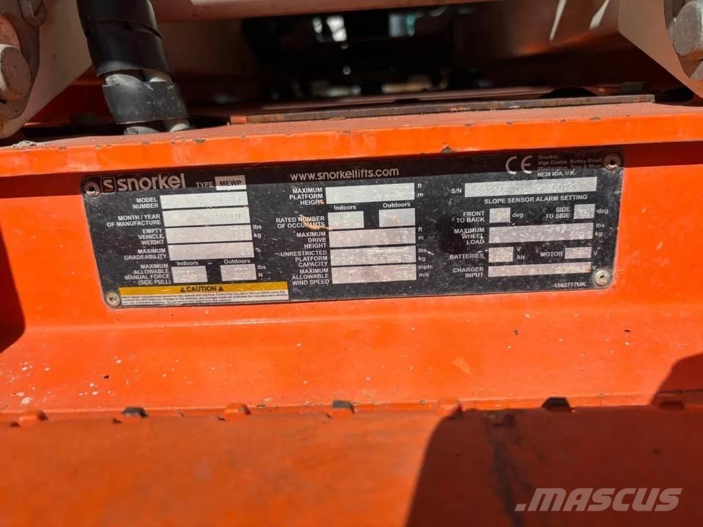Snorkel S3215E Nůžková zvedací plošina
