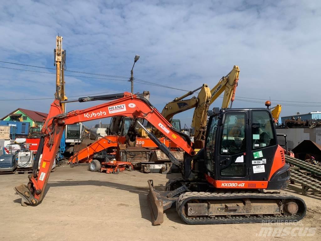 Kubota KX 080-4A Midi rýpadla 7t - 12t