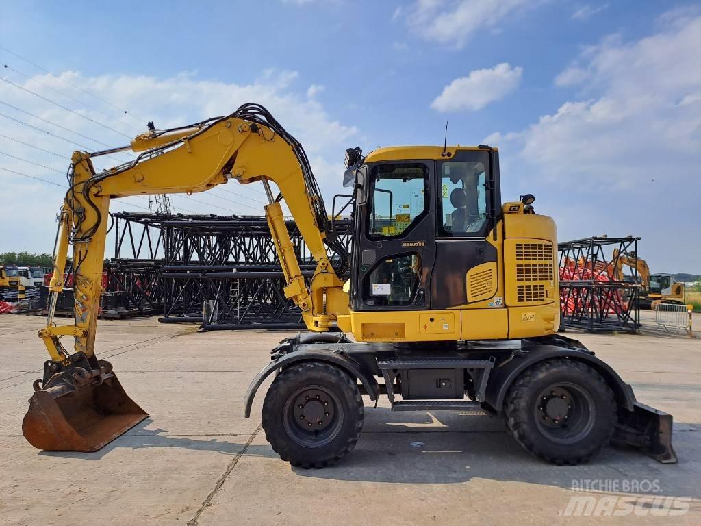 Komatsu PW118MR-11 Kolová rýpadla