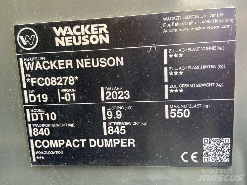 Wacker Neuson DT10 Pásové dempry