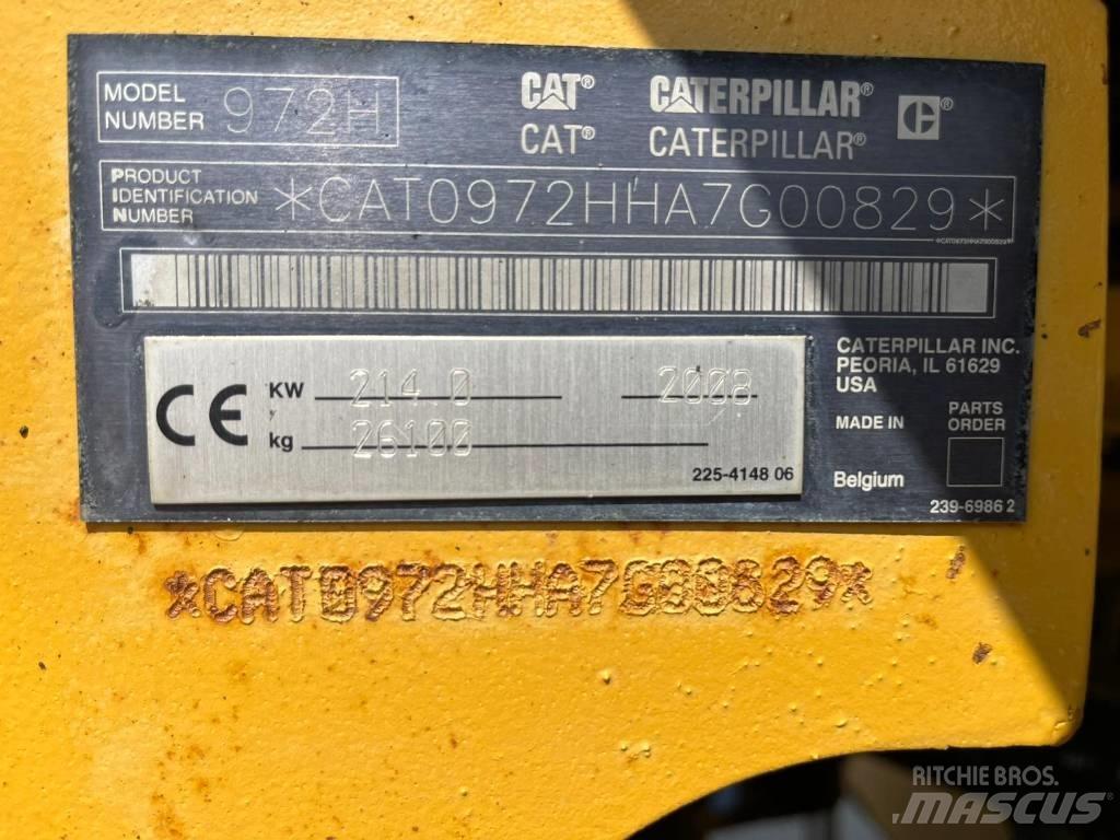 CAT 972 H Kolové nakladače