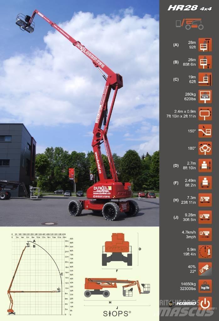 Niftylift HR 28 Kloubové plošiny