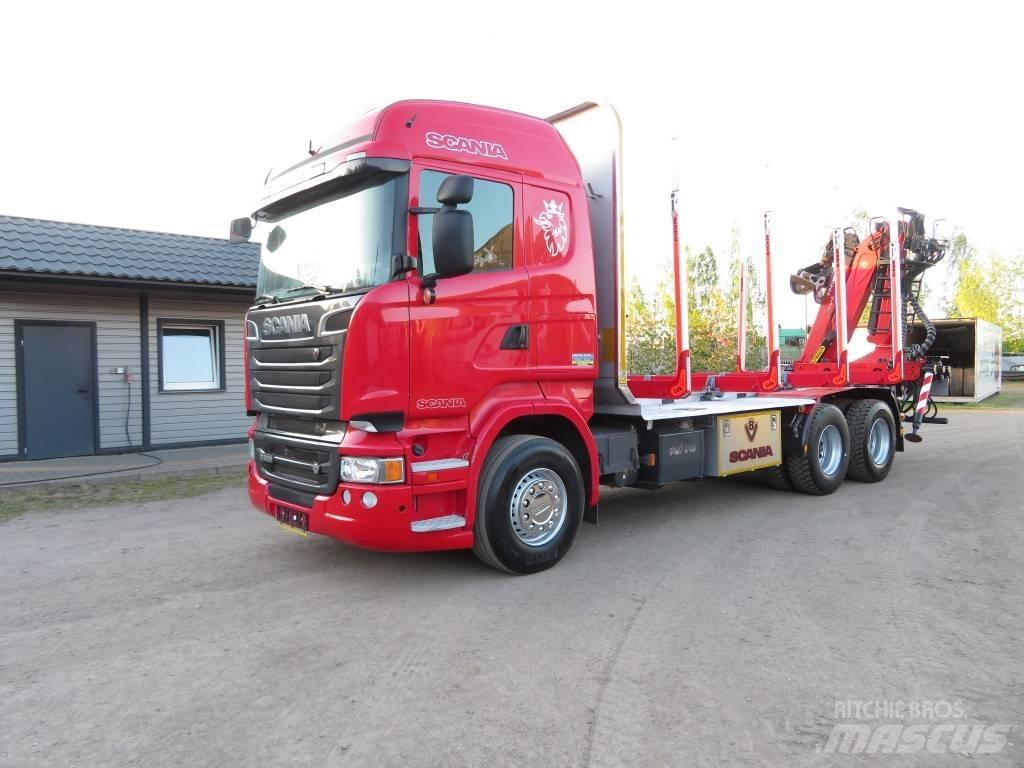 Scania R 500 Vozy na přepravu kmenů