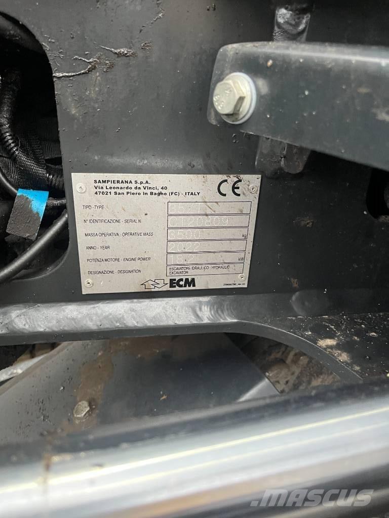 ECM 35 ZT Mini rýpadla < 7t