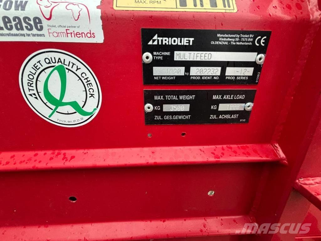 Trioliet MULTIFEED Krmítka, krmné žlaby