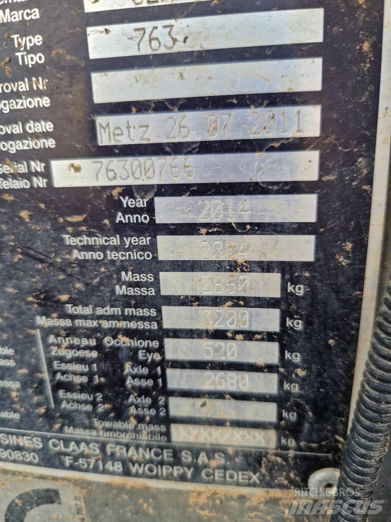 CLAAS Rollant 374 RC Lis na válcové balíky