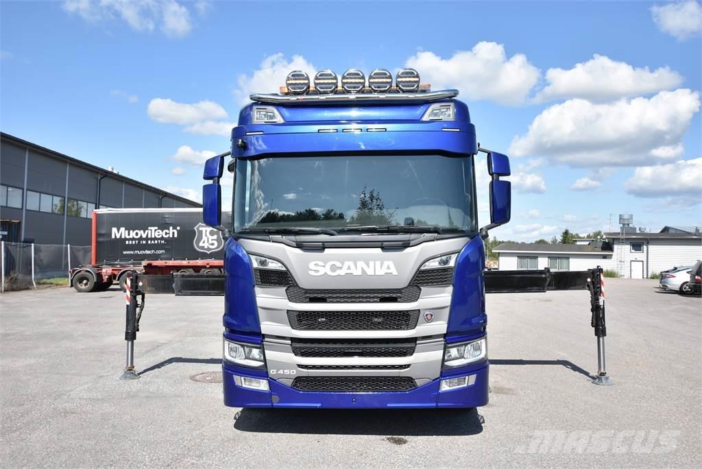 Scania G450 8X4 Autojeřáby, hydraulické ruky