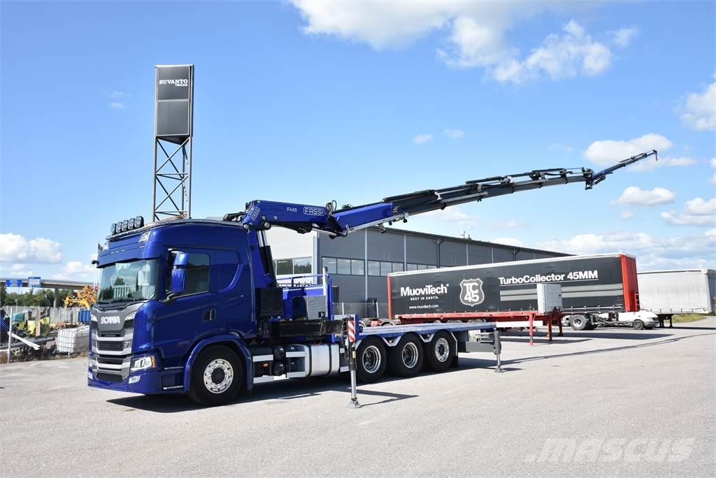 Scania G450 8X4 Autojeřáby, hydraulické ruky