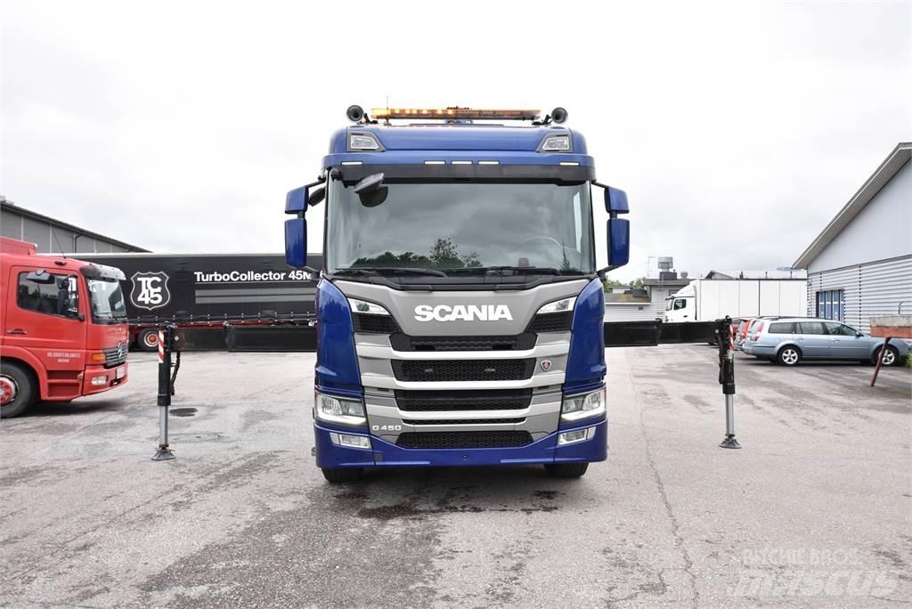 Scania G450 8X4 Autojeřáby, hydraulické ruky