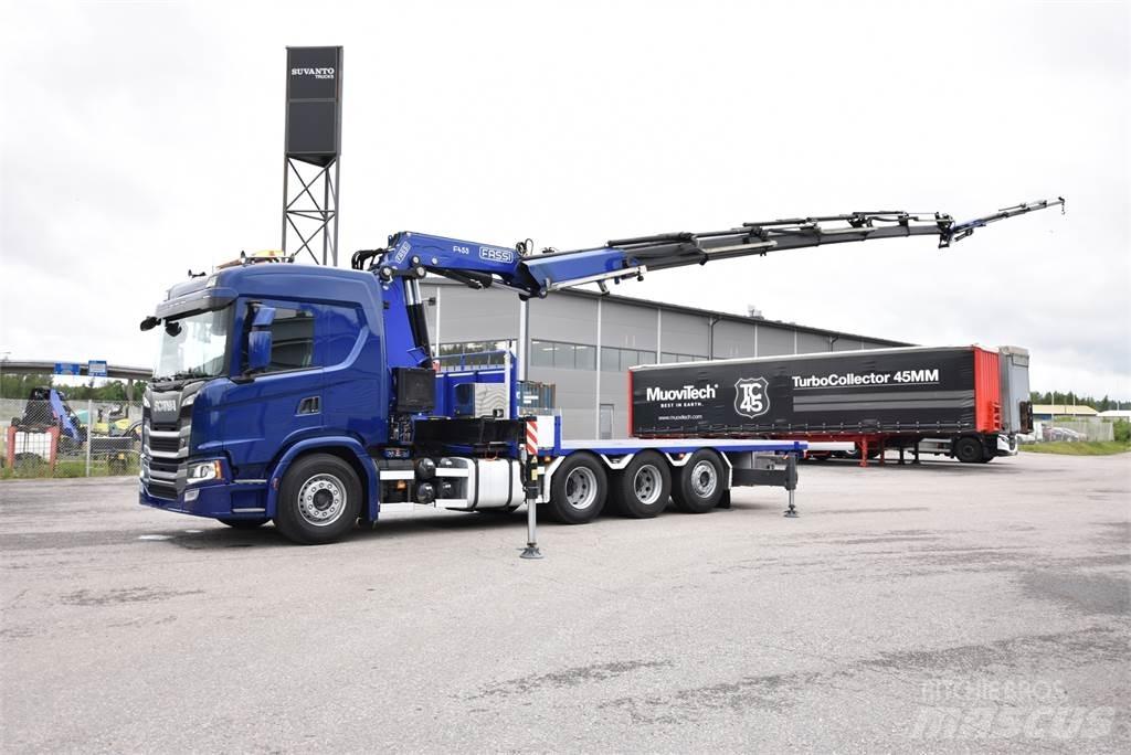 Scania G450 8X4 Autojeřáby, hydraulické ruky